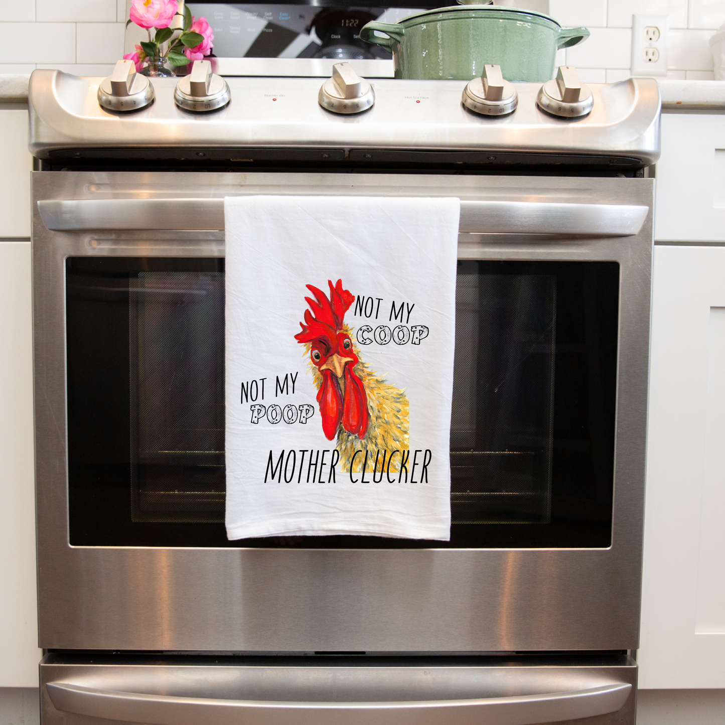 Farmhouse Chicken Decorative Kitchen Towel